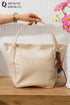 Charm Detail Tote Bag – Rt150 (Cream)