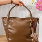 Charm Detail Tote Bag – Rt150 (Taupe)