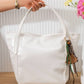 Charm Detail Tote Bag – Rt150 (White)