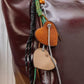 Charm Detail Tote Bag – Rt150 (Burgundy)