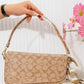 Patterned Flap Shoulder Bag – X208 (Tan)