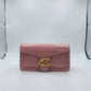 BAG_10 — Dusty Pink glossy flap bag front (Dusty Pink)