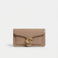 BAG_10 — Beige glossy flap bag front (Beige)