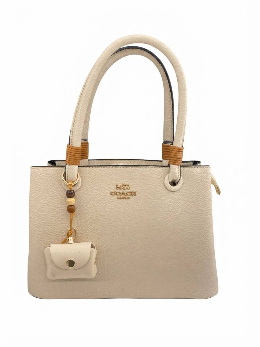 BAG_3 — Cream mini-pouch tote bag front (Cream)