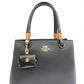 BAG_3 — Black mini-pouch tote bag front (Black)