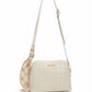 BAG_5 — Cream scarf-detail textured crossbody bag front (Cream)