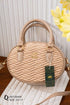 EB494 — Beige quilted handbag front, 23 × 17 (Beige)