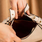 FR03 — Cream crescent shoulder bag interior (Cream)