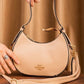 FR03 — Beige crescent shoulder bag front (Beige)