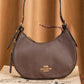 FR03 — Brown crescent shoulder bag alternate front (Brown)