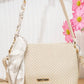 Ha1212 — Beige Pattern shoulder bag detail, 26 × 17 (Beige Pattern)