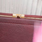 HA410 — Burgundy frame clasp shoulder bag clasp detail, 23 × 21 (Burgundy)