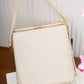 HA410 — Ivory frame clasp shoulder bag front, 23 × 21 (Ivory)