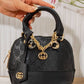 N151 — Black mini patterned handbag front, 19 × 15 (Black)