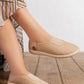N2389 — Beige textured slip-on shoes pair view, 37, 38, 39, 40, 41 (Beige)