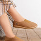 N2389 — Camel textured slip-on shoes pair view, 37, 38, 39, 40, 41 (Camel)