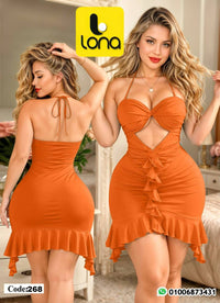 268 — One Size (Up to 85 kg) / Dark orange (Dark orange)