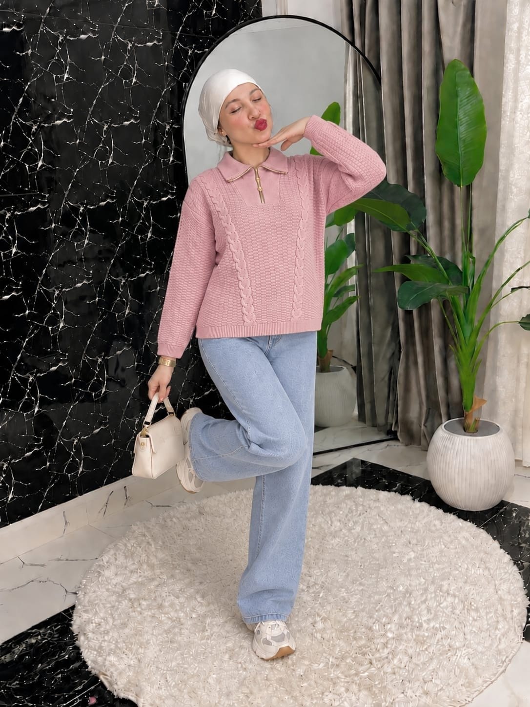 OF025 — Pink / One Size (65 up to 85 kg) (Pink)