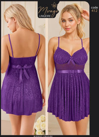 412 — Dark Purple / One Size (Up to 85 kg) (Dark Purple)