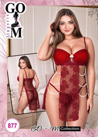 877 — Burgundy / One Size (Up to 85 kg) (Burgundy)