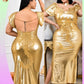 1287 — One Size (Fits up to 85 kg) / Gold (Gold)