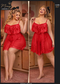 437 — Red / One Size (Up to 85 kg) (Red)