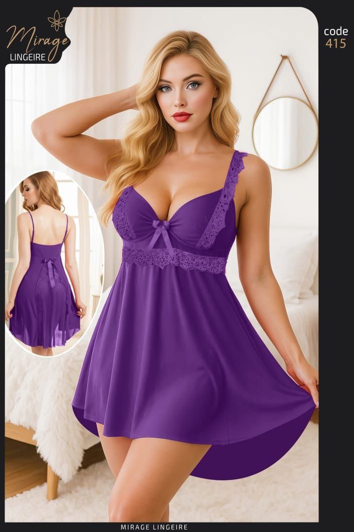 415 — Dark Purple / One Size (Up to 85 kg) (Dark Purple)