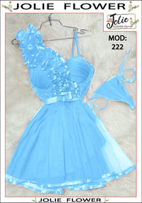222 — Baby Blue / One Size (Up to 85 kg) (Baby Blue)