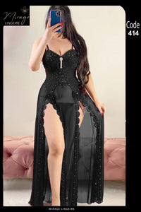 414 — Black / One Size (Up to 85 kg) (Black)