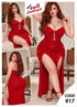 917 — One Size (85 to 120 kg) / Red (Red)
