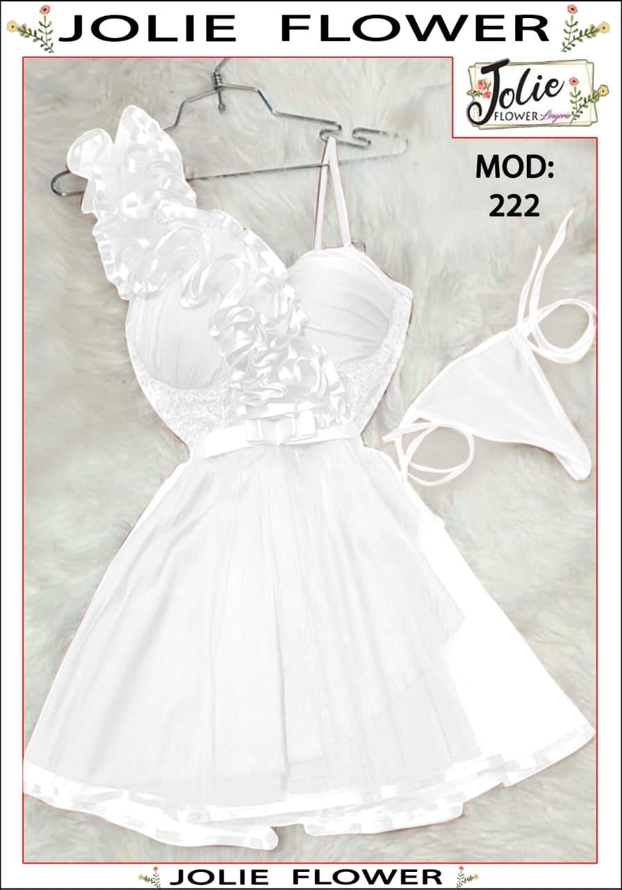 222 — White / One Size (Up to 85 kg) (White)