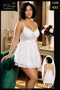 433 — White / One Size (Up to 85 kg) (White)