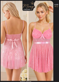 412 — Pink / One Size (Up to 85 kg) (Pink)