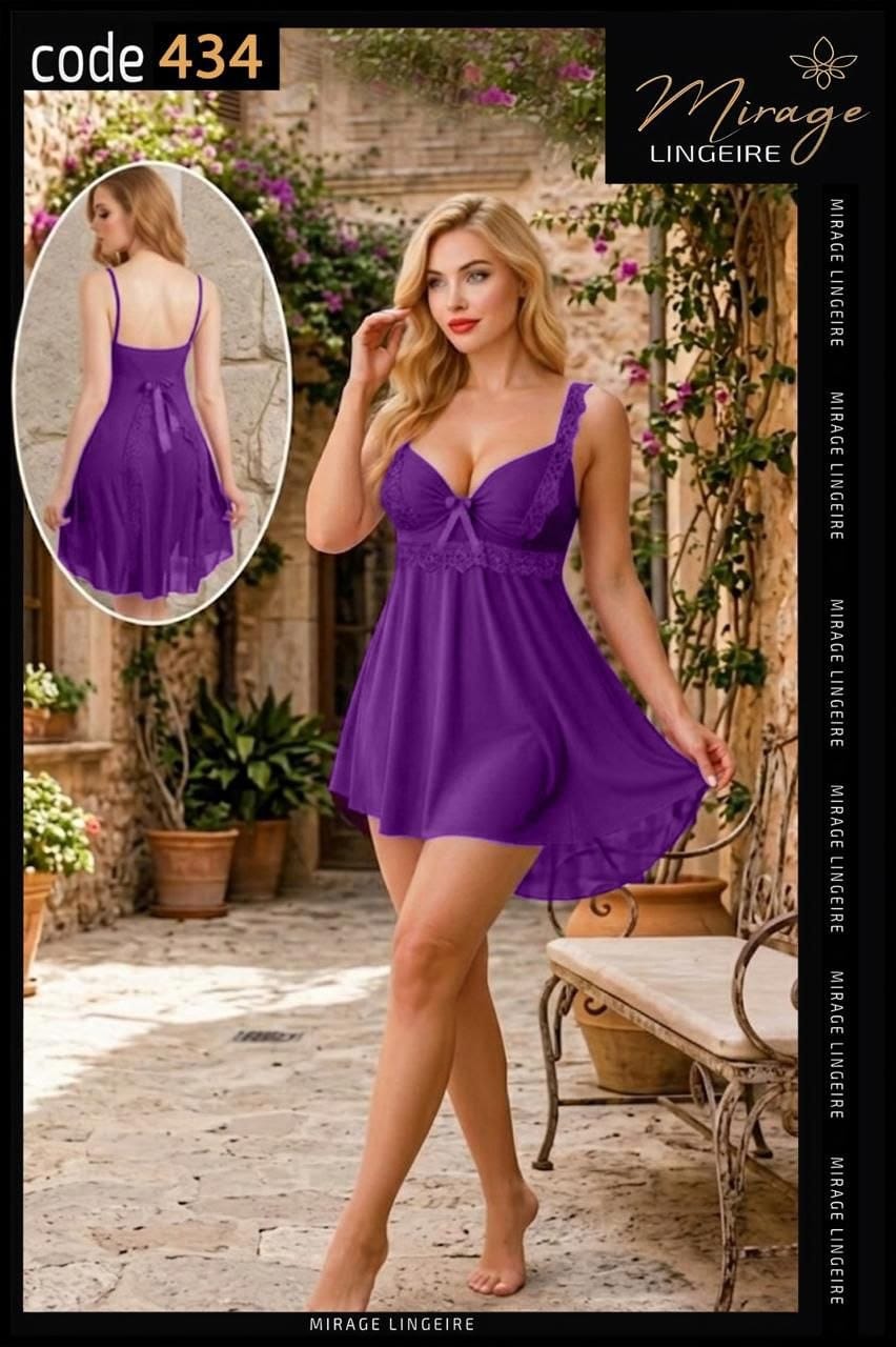 434 — Dark Purple / One Size (Up to 85 kg) (Dark Purple)