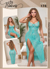 172 — One Size (Up to 80 kg) / Turquoise (Turquoise)