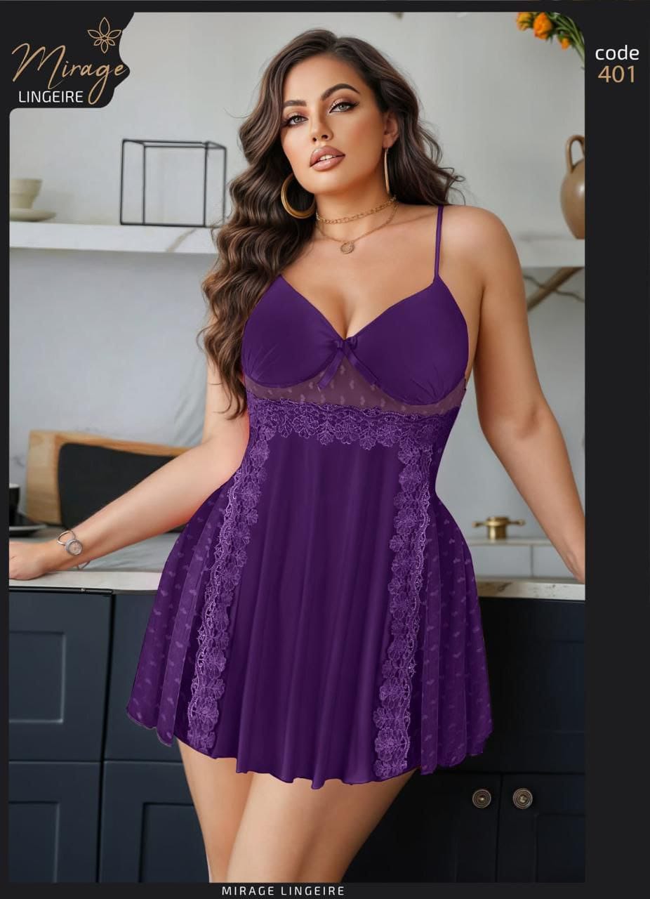 401 — Dark Purple / One Size (Up to 85 kg) (Dark Purple)