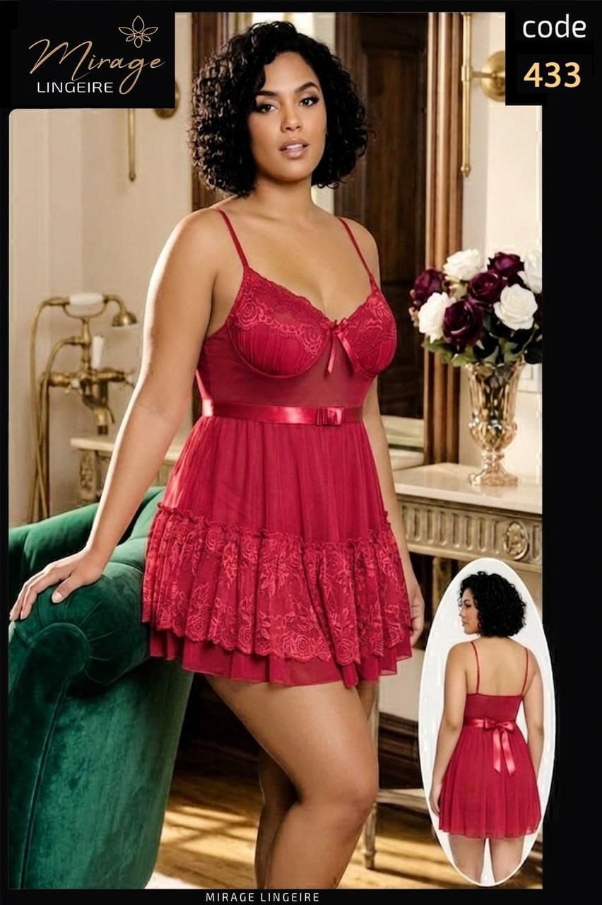 433 — Red / One Size (Up to 85 kg) (Red)