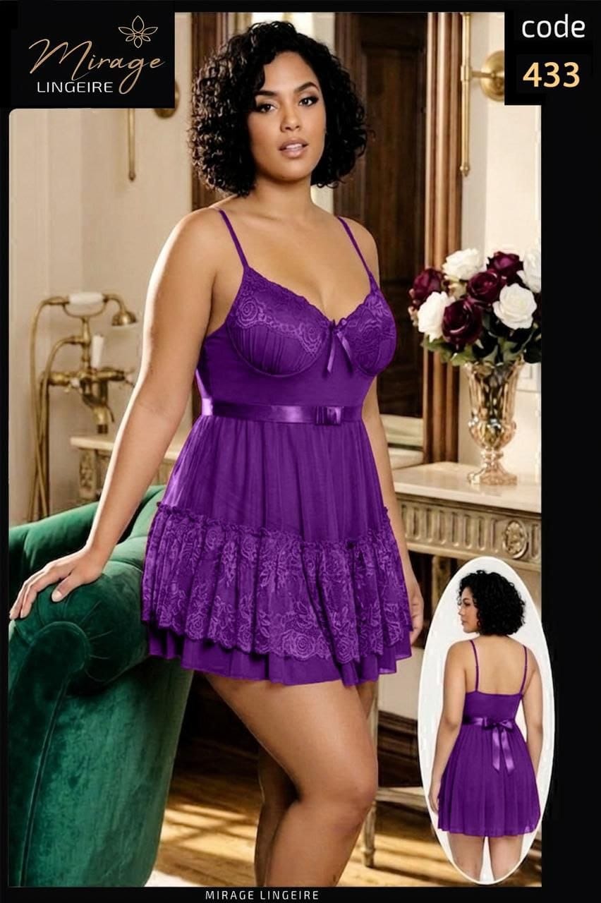 433 — Dark Purple / One Size (Up to 85 kg) (Dark Purple)