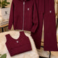OF023 — Burgundy / One Size (60 up to 80 kg) (Burgundy)