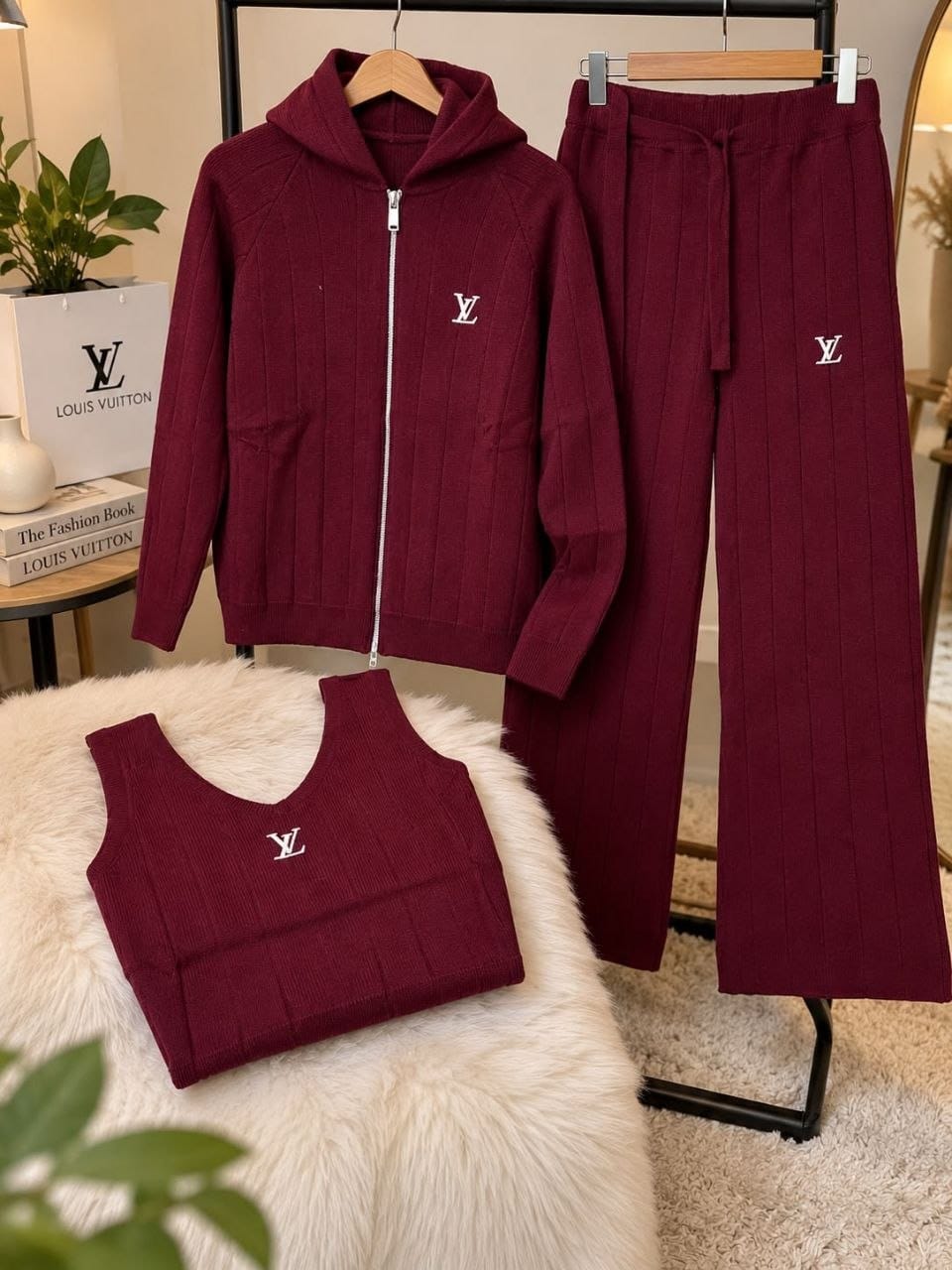 OF023 — Burgundy / One Size (60 up to 80 kg) (Burgundy)