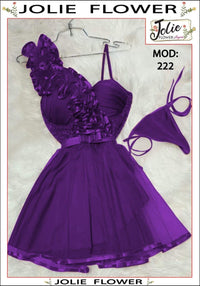222 — Purple / One Size (Up to 85 kg) (Purple)