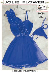 222 — Blue / One Size (Up to 85 kg) (Blue)
