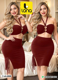 269 — One Size (Up to 85 kg) / Burgundy (Burgundy)