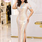 0398 — One Size (Up to 85 kg) / Light gold (Light gold)