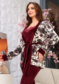 X6546 — Burgundy / One Size (60 up to 85 kg) (Burgundy)