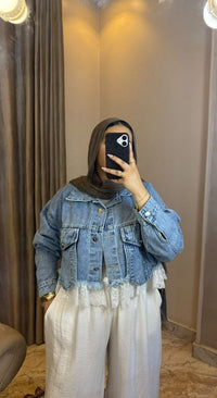 OF012 — Light Blue Denim / One Size (Up to 85 kg) (Light Blue Denim)