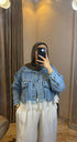 OF012 — Light Blue Denim / One Size (Up to 85 kg) (Light Blue Denim)
