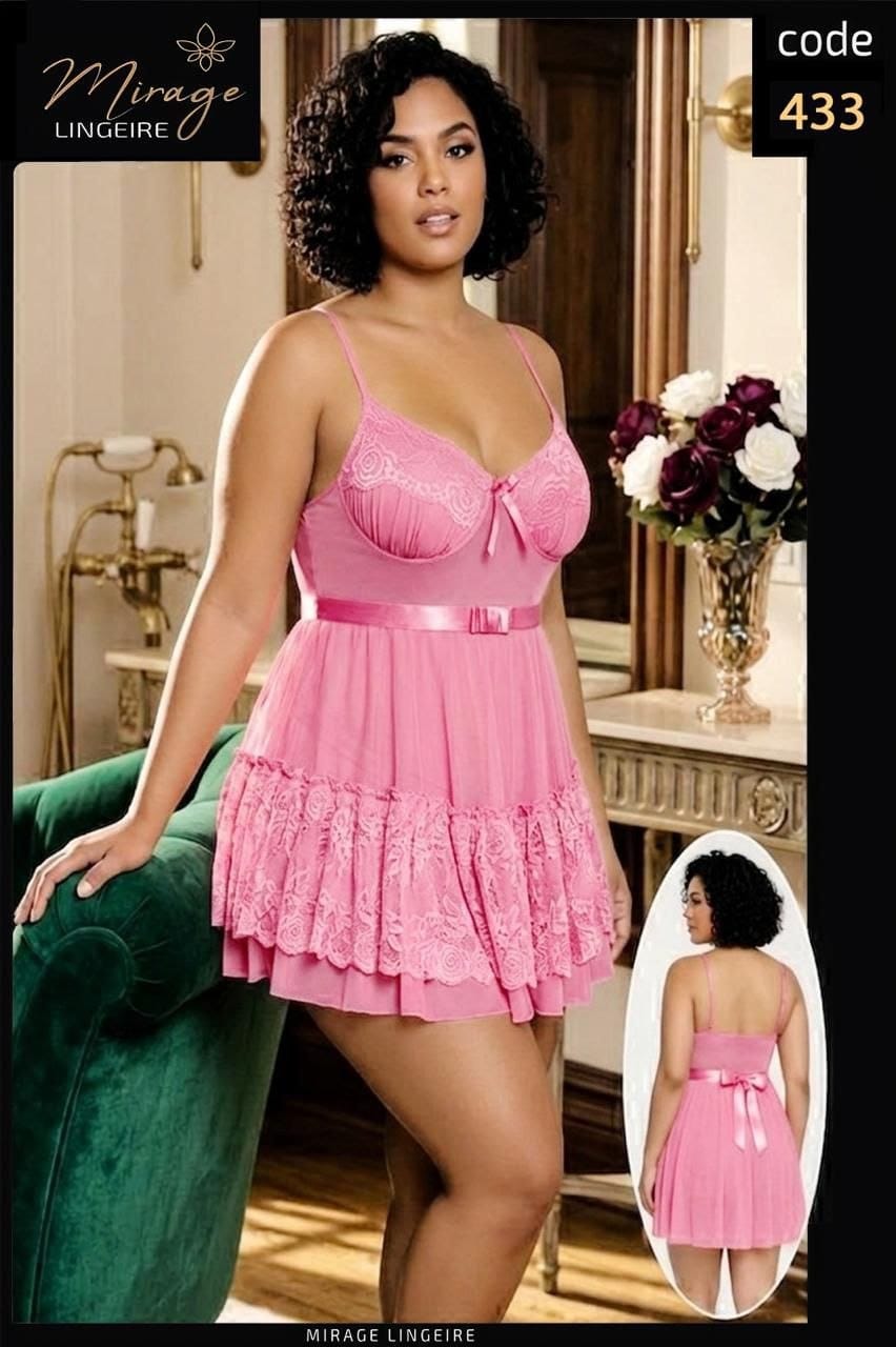 433 — Pink / One Size (Up to 85 kg) (Pink)