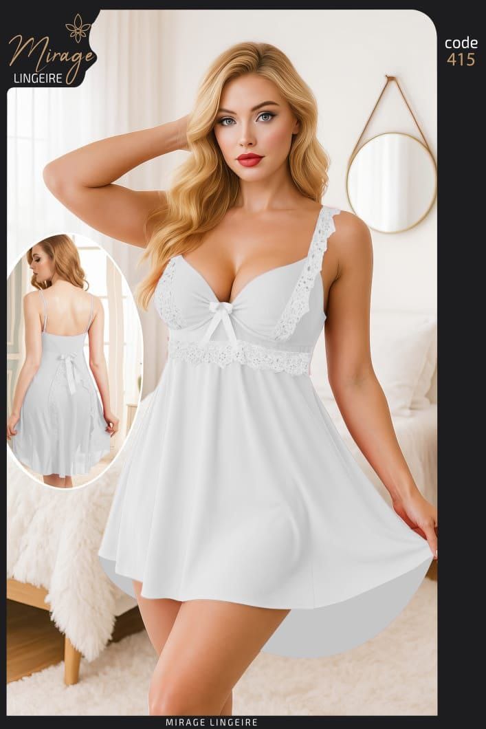 415 — White / One Size (Up to 85 kg) (White)