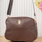 Z2036 — Brown crossbody bag, 22 × 16 (Brown)